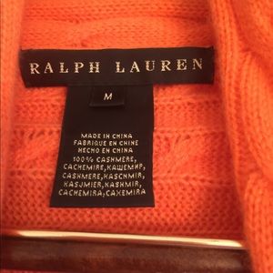 Ralph Lauren cashmere circle sweater cardigan